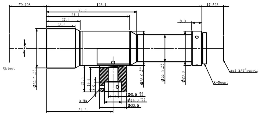 LS-MY-15-108C dimensions (mm)