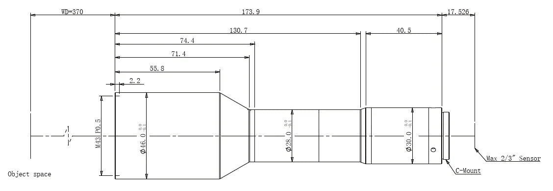 LS-MY-1-370 dimensions (mm)