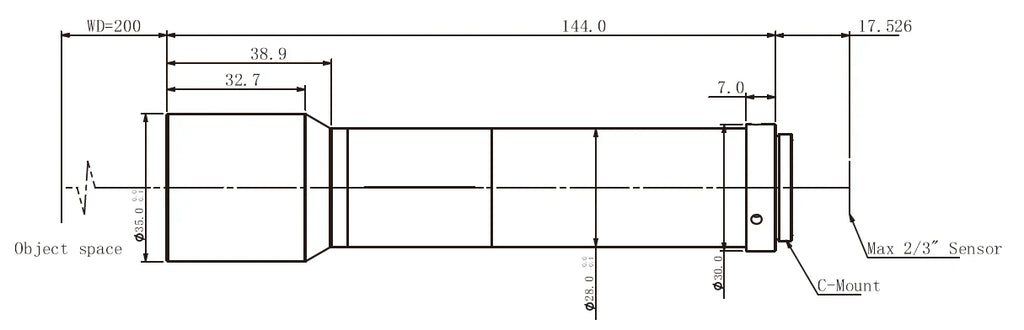 LS-MY-15-200 dimensions (mm)