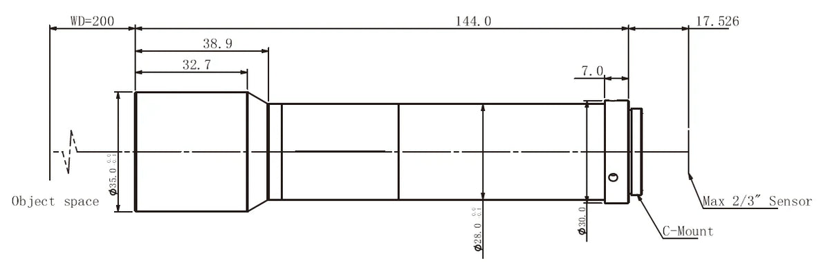 LS-MY-15-200 dimensions (mm)
