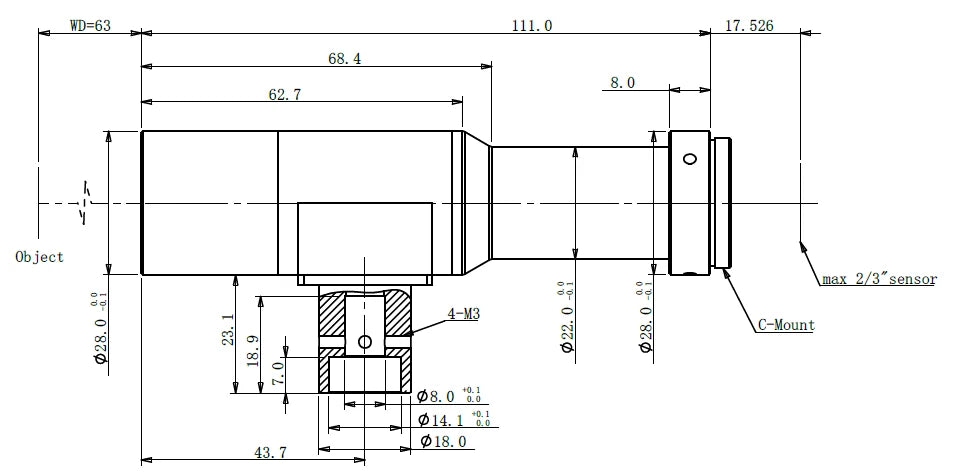 LS-MY-15-63C dimensions (mm)