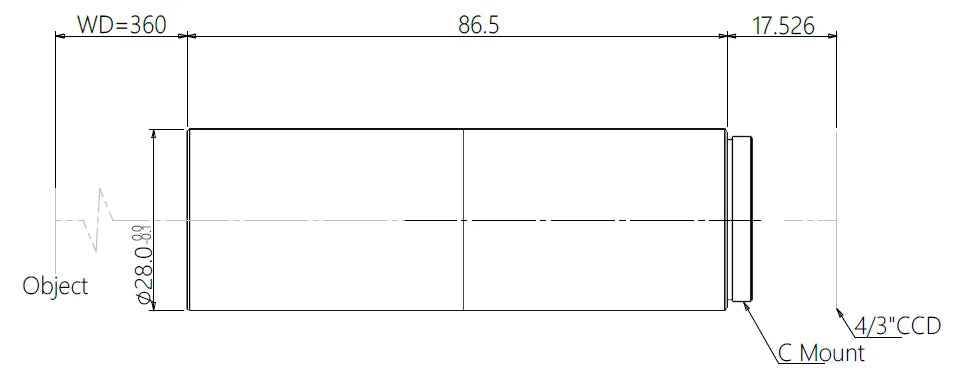 LS-KY-05-360 dimensions (mm)
