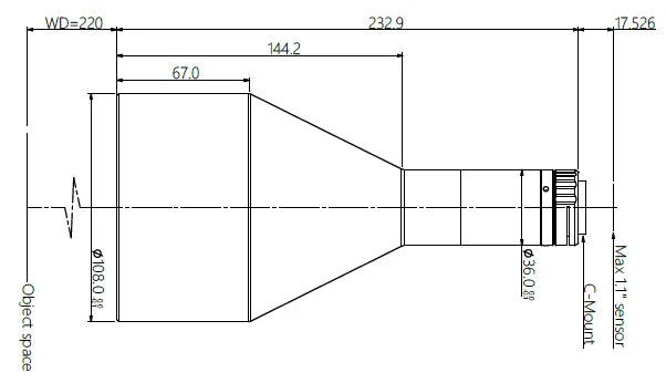 LS-KT-0246-220 dimensions (mm)