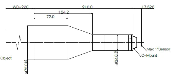 LS-KT-032-220 dimensions (mm)