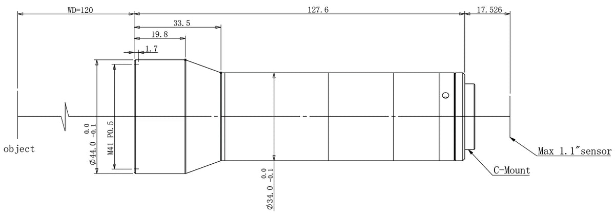 LS-KT-093-120-V3 dimensions (mm)