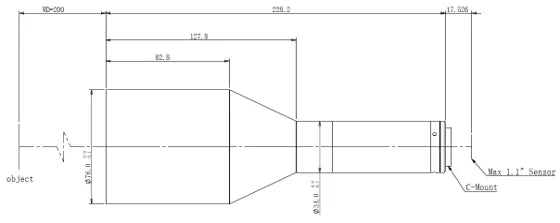 LS-KT-04-200 dimensions (mm)