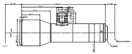 LS-KT-08-180C dimensions (mm)