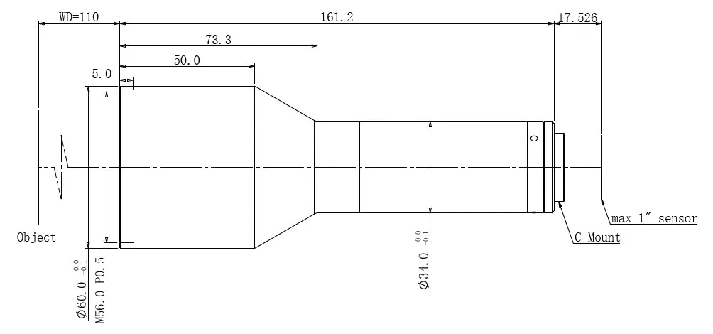 LS-KT-04-110-V3 dimensions (mm)