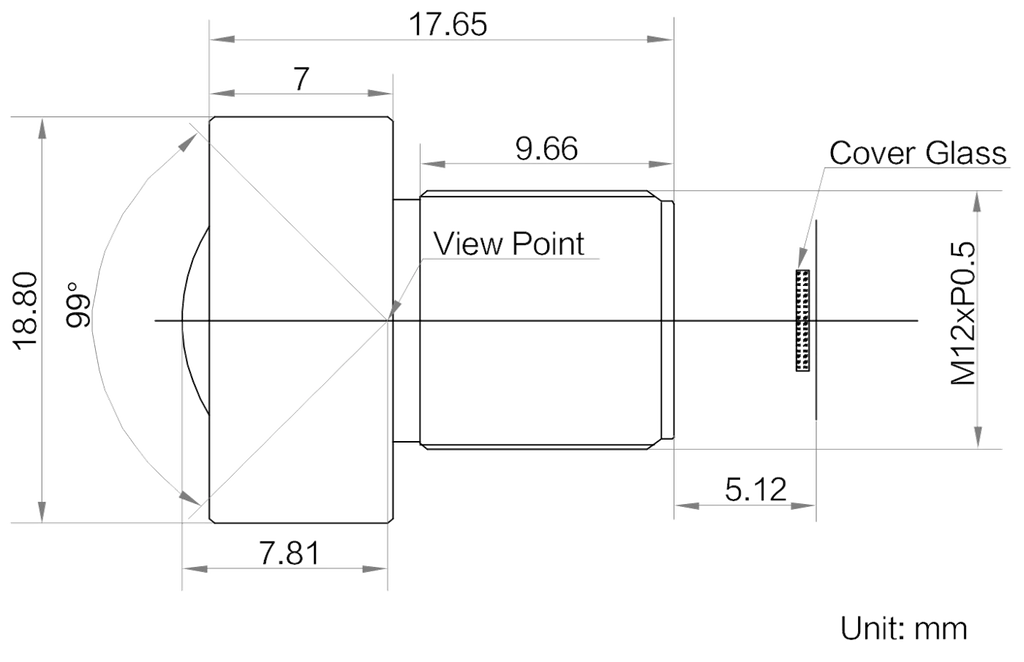 LS-HF0328-05S dimensions (mm)