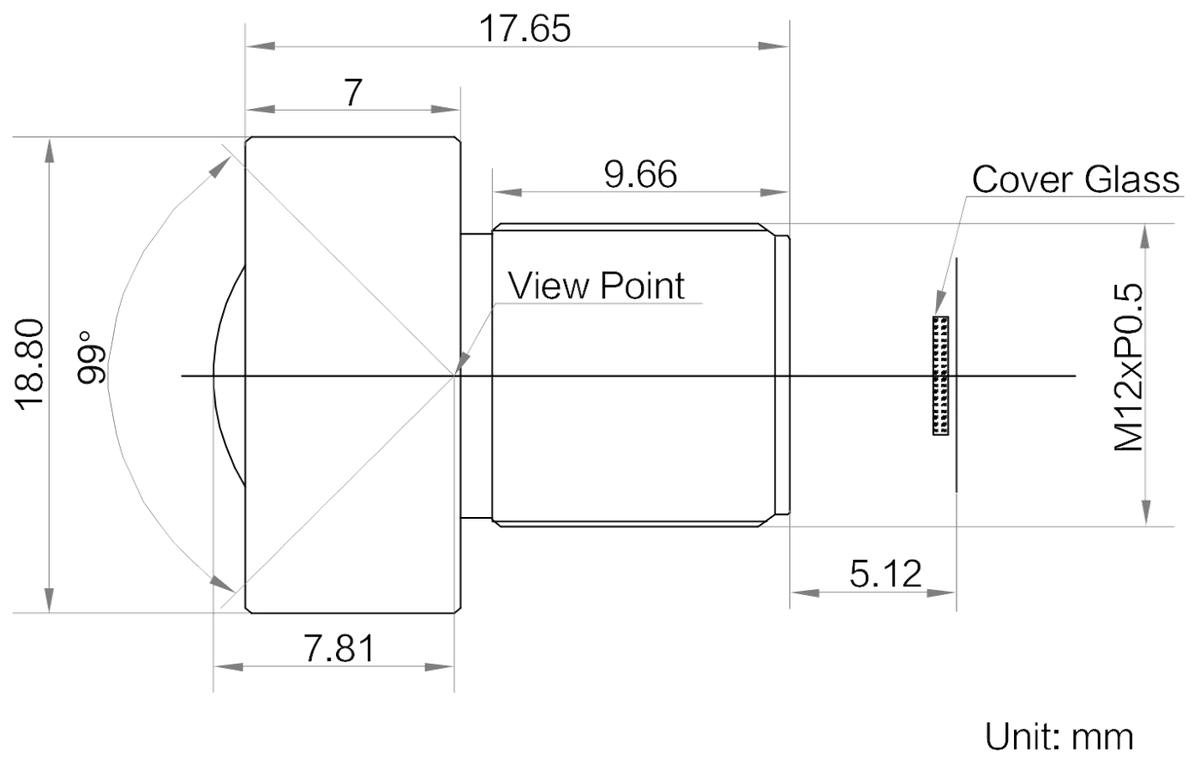 LS-HF0328-05S dimensions (mm)