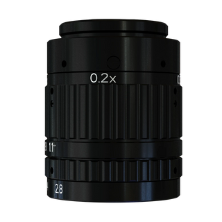 25mm, F2.8, 1.1", C-mount, 微距镜头 (65 mm (-0.4X) 至 260.4 mm (-0.1X)) (LS-KF2528M-ML)