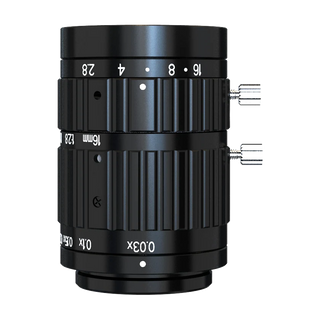 16mm, F2.8, 1.1", C-mount, Lente macro (52 mm (-0.25X) a 546 mm (-0.03X)) (LS-KF1628M-ML)