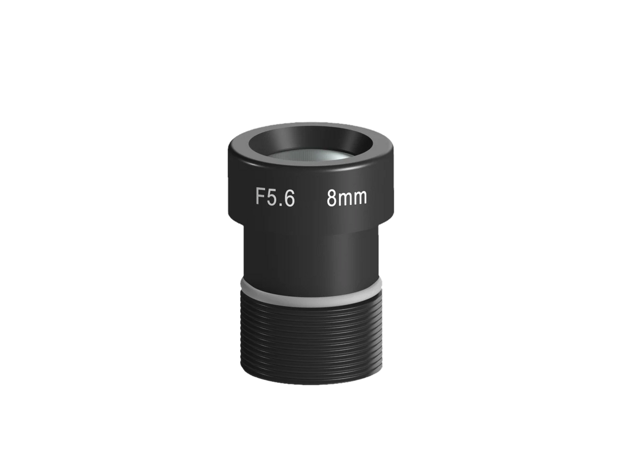 8mm, F5.6, 1/1.7", 12 MP, M12-mount lens (LS-HF0856-12S)