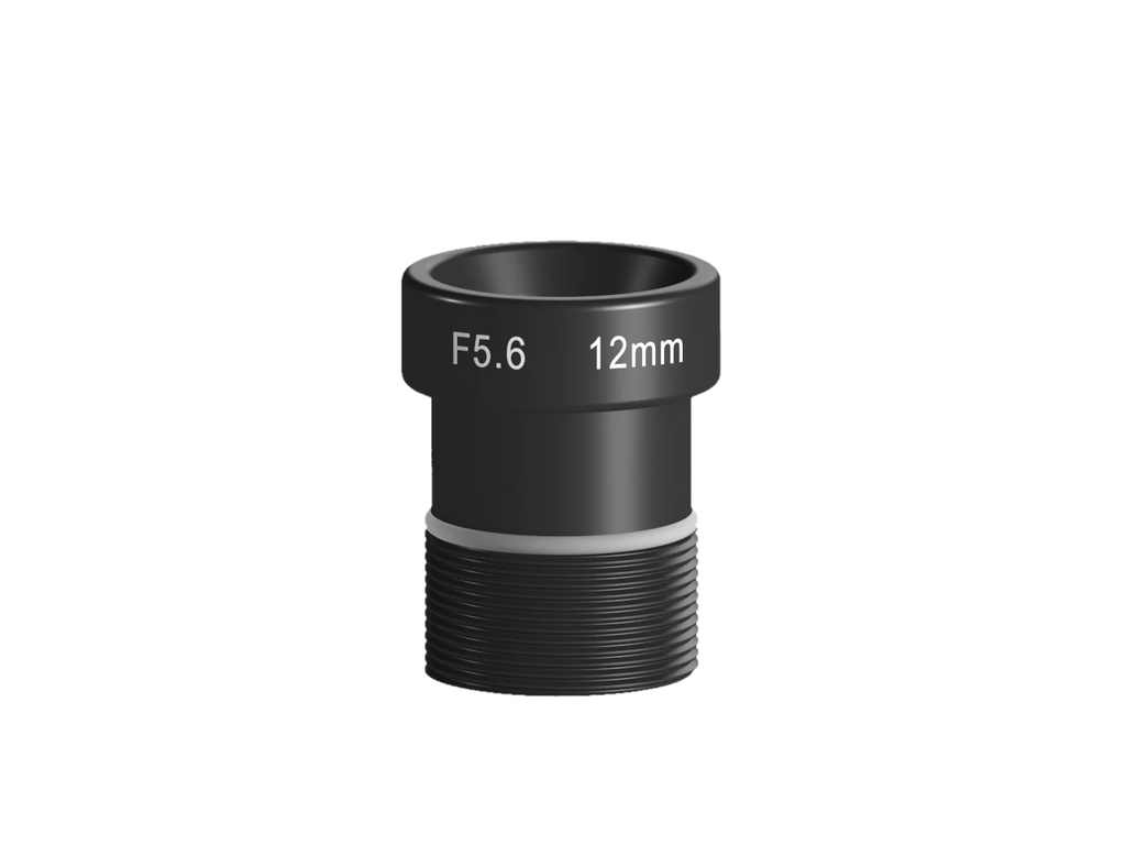 12mm, F5.6, 1/1.7", 12 MP, M12-mount lens (LS-HF1256-12S)