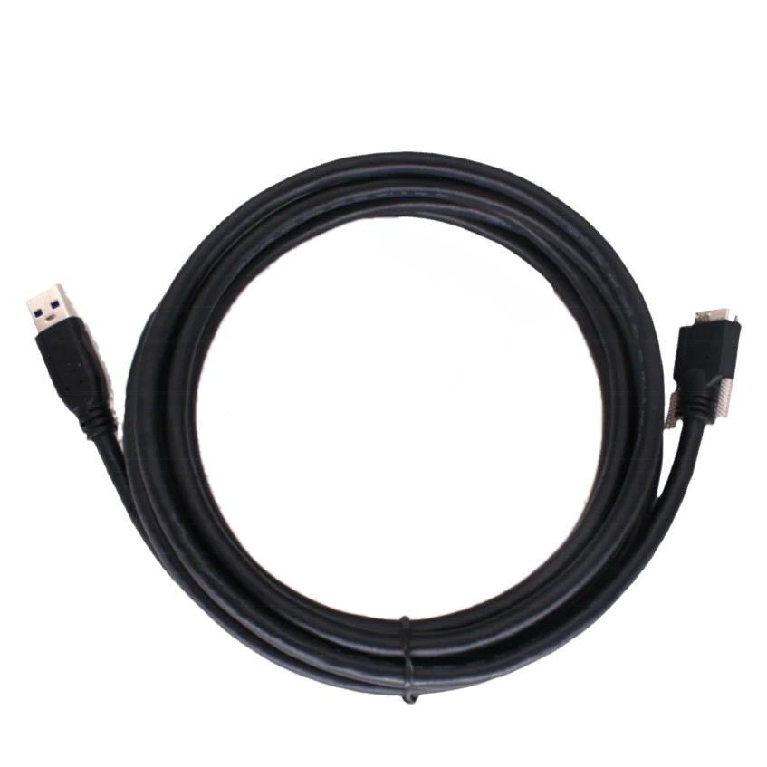 Camera Data Cable, Micro-B male (with screw) to A male, 3 m (LS-ACU3-MBMS-AM-ST-3M)