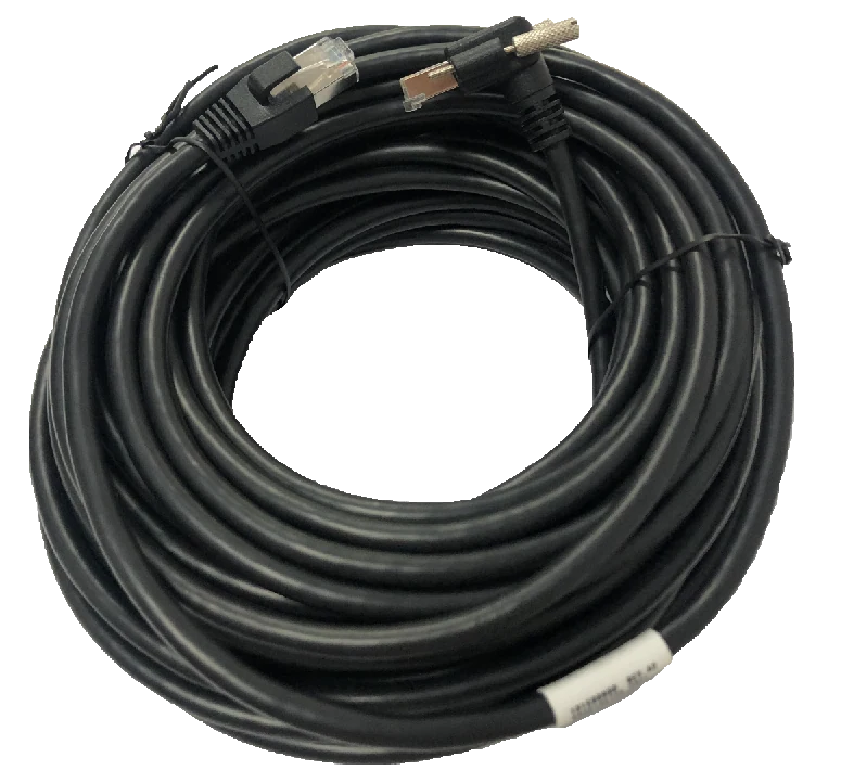 Camera Data Cable, RJ45 (with locking stud), Bend(up) to RJ45, 15 m (LS-ACG-RJ45S-UP-RJ45-ST-15M)