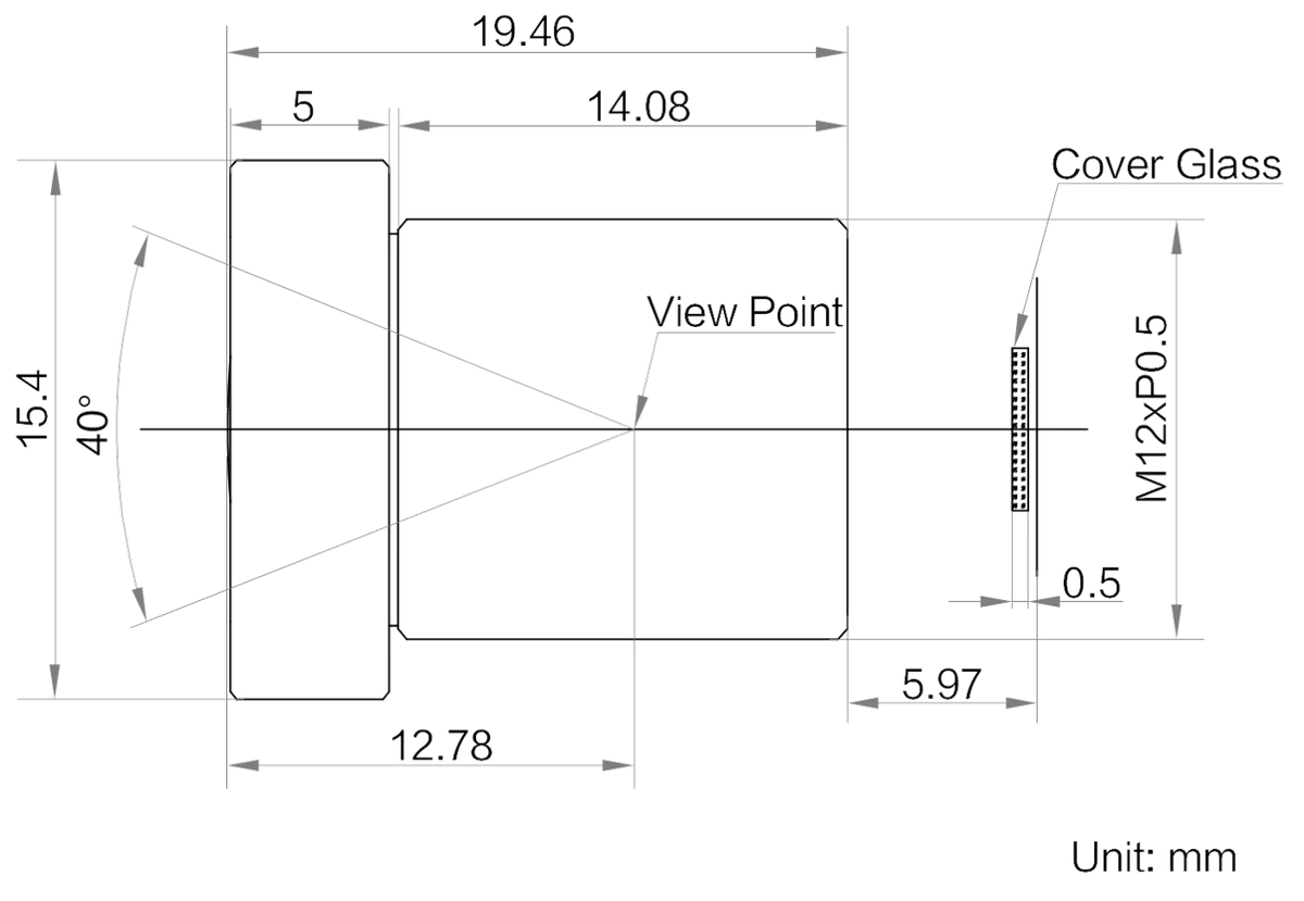 LS-HF1228-05S dimensions (mm)