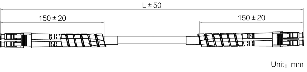 LS-AC10G-2LC-2LC-HF-10M dimensions (mm)
