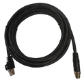 Kameradatakabel, M8 12-pin kontakt, hann til RJ45, 30 m (LS-ACG-M12X8M-RJ45-ST-30M)