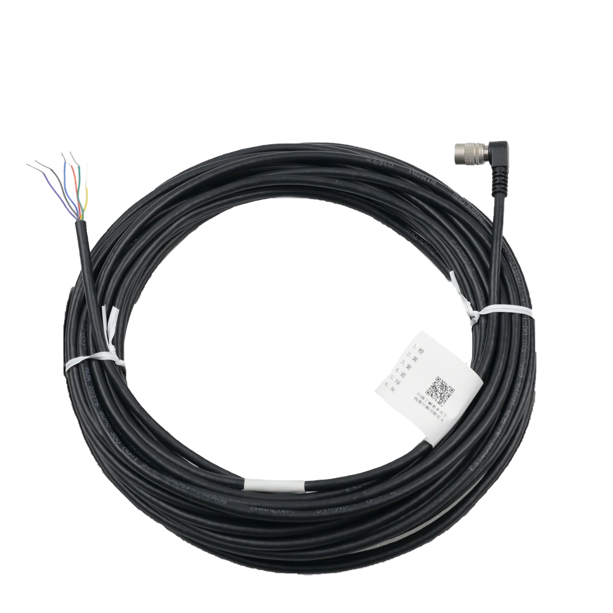 Camera Power and I/O Cable, P7 6-pin, Femal, Left side to Open, 15 m (LS-ACP-H6P-LEFT-OPEN-ST-15M)