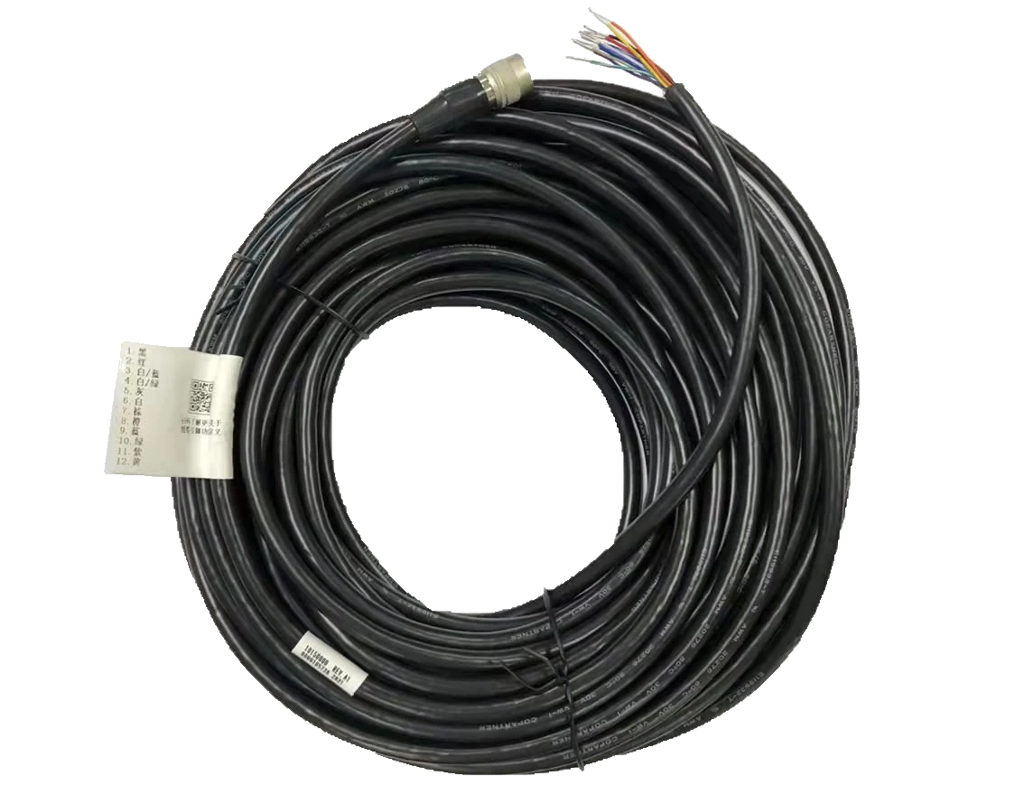 Camera Power and I/O Cable, P10 12-pin, Female to Open, 20 m (LS-ACP-H12P-OPEN-ST-20M)