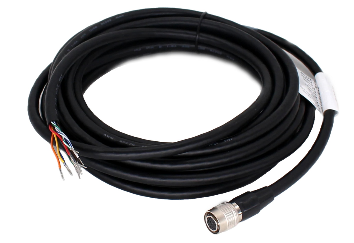 Camera Power and I/O Cable, P10 12-pin aerospace connector, female to Open, 7 m (LS-ACP-H12P-OPEN-HF-7M)