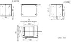 LS-LCDS-H-70-70-IR850 dimensions (mm)