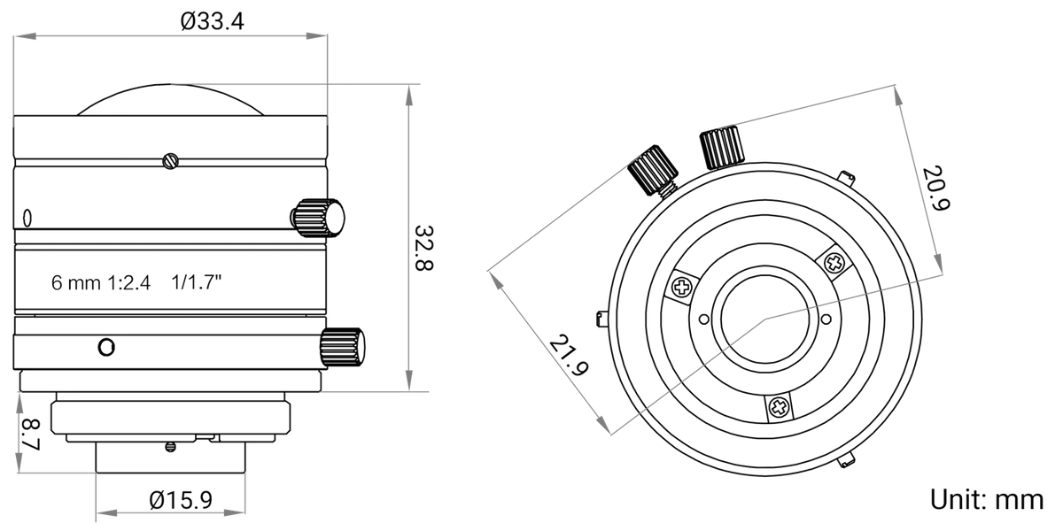 LS-MF0624M-8MPS dimensions (mm)