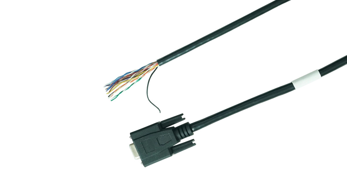 Framegrabber I/O-kabel, DB15F, Hunn til åpen, 5 m (LS-ACP-DB15F-OPEN-ST-EMC-5M)