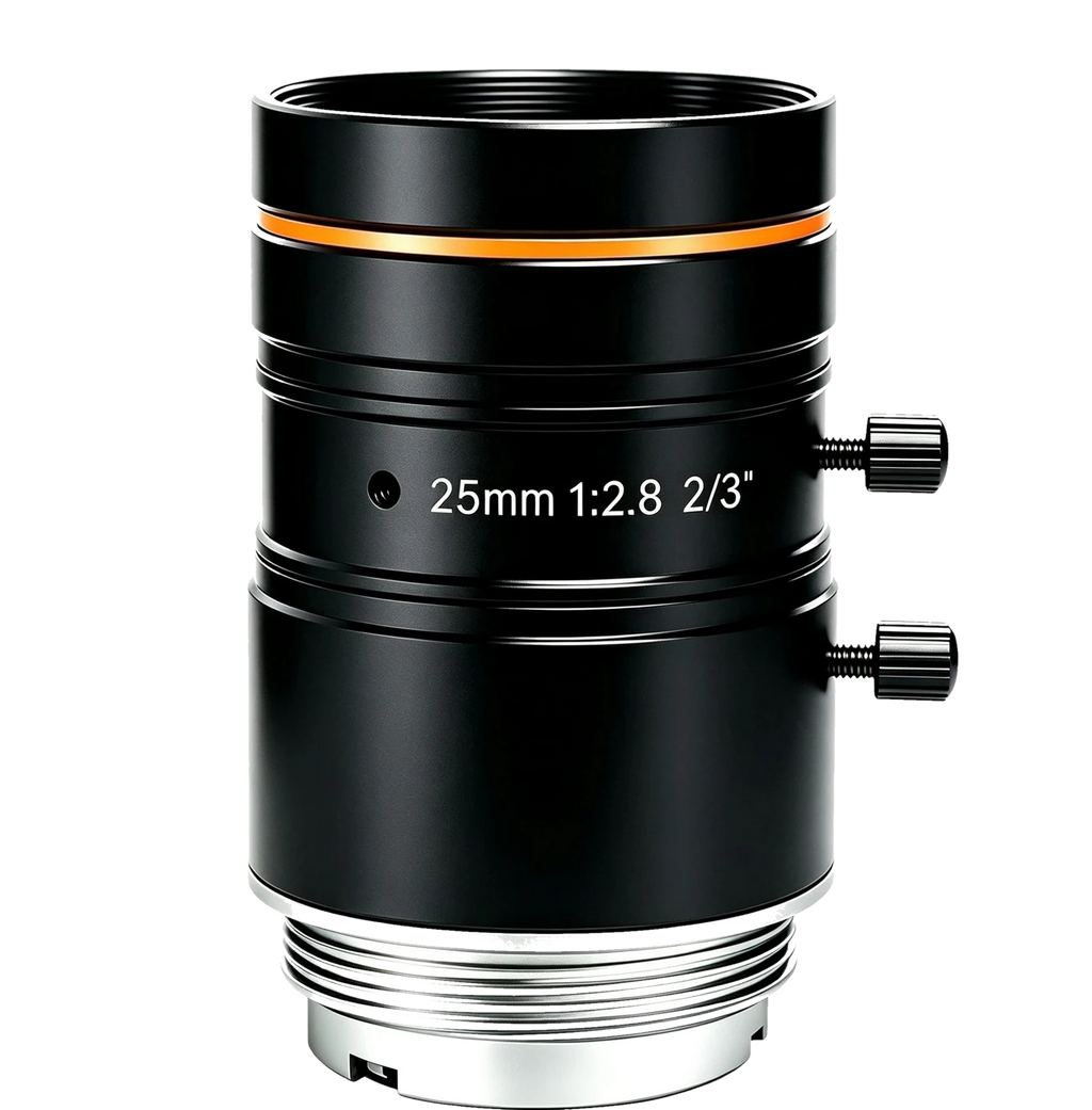 25mm, F2.8, 2/3", 8MP objektiivi, C-Mount (LS-MF2528M-8MPS)