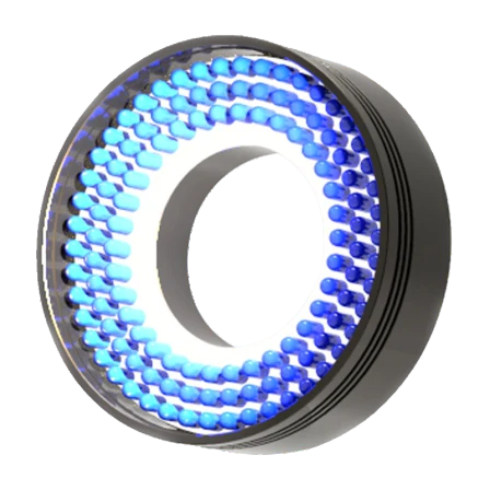 50 mm OD LED Ring Light (LS-HLR-50-45) - Blue