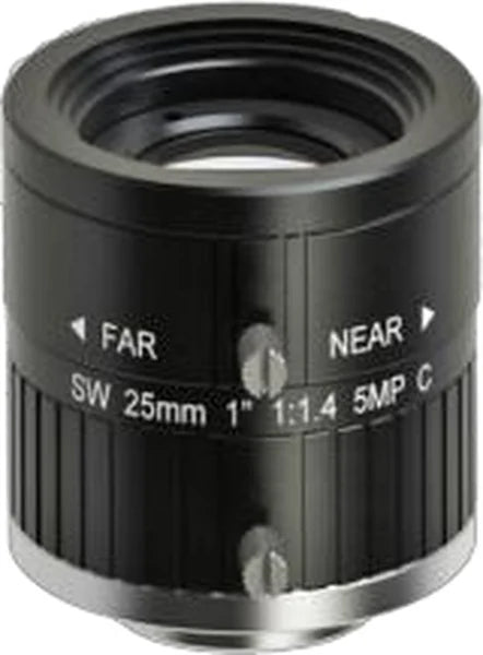 25 mm, 1", 5 MP, C-mount SWIR Lens (LS-S1WIR2514-5M)