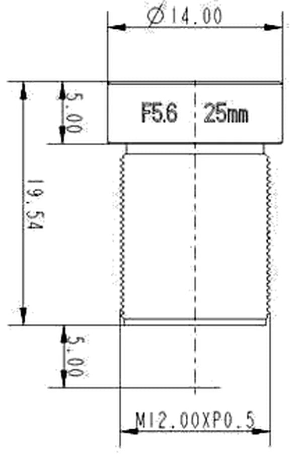 LS-SND2556-12M dimensions (mm)