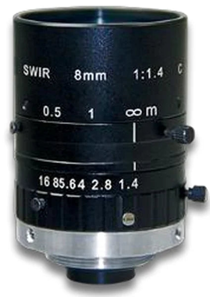 8 mm, 2/3", 5 MP, C-mount SWIR Lens (LS-SWIR0814H-5M)