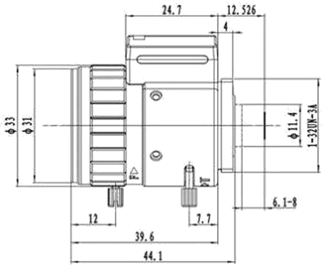 LS-SVD0622IR-5M dimensions (mm)