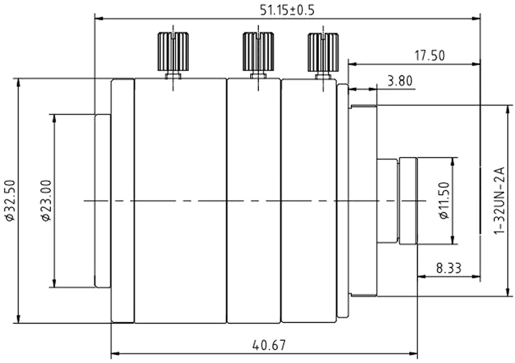 LS-SVD3511MIR-6M dimensions (mm)