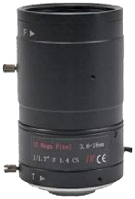 3.6-18 mm, 1/1.7", 12 MP, CS-mount Varifocal CCTV Lens (LS-SVD3618MIR-12M)