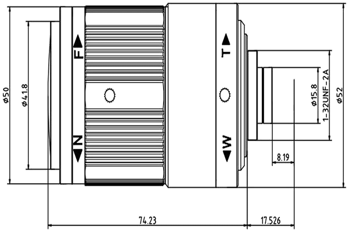 LS-SVD3818IR-3M dimensions (mm)