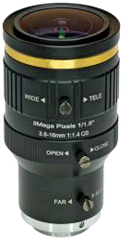 3.8-16 mm, 1/1.8", 8 MP, CS-mount Varifocal CCTV Lens (LS-SVM3816IR-8M)