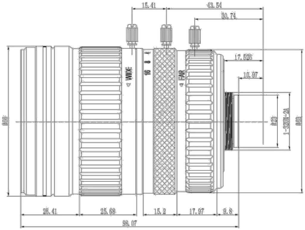LS-S1VM1040IR-12M dimensions (mm)