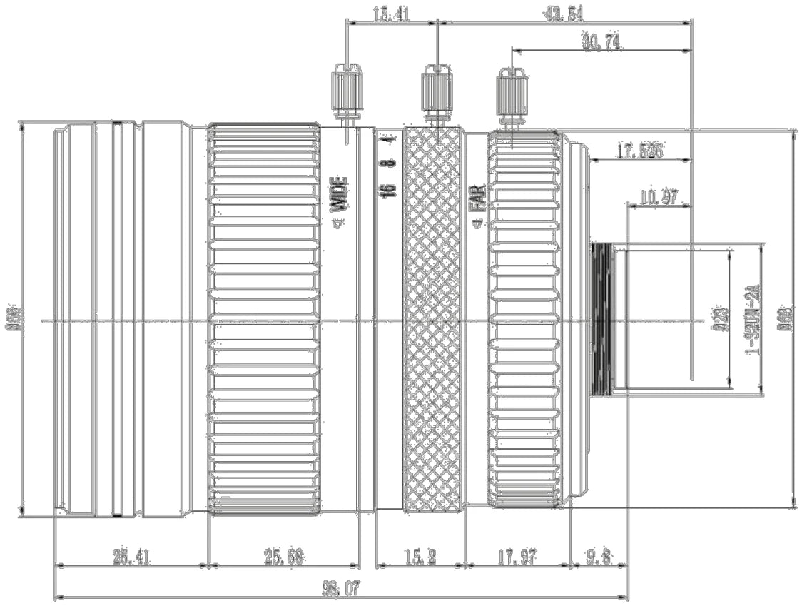 LS-S1VM1040IR-12M dimensions (mm)