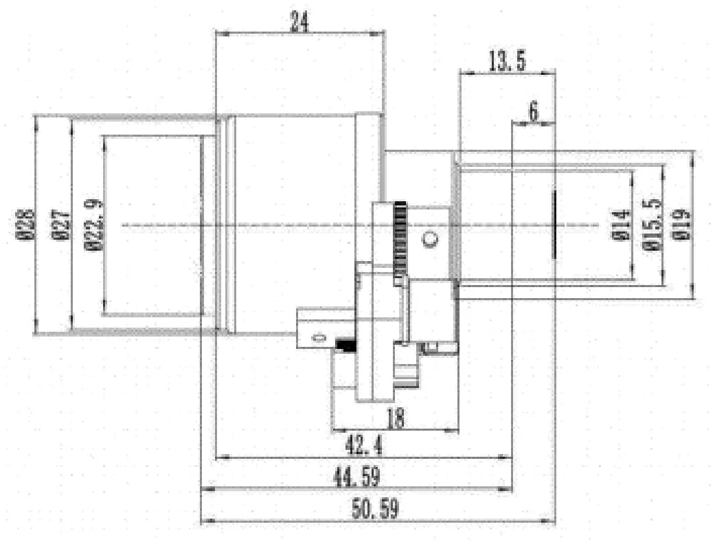 LS-SBVM2812FIR-3M dimensions (mm)
