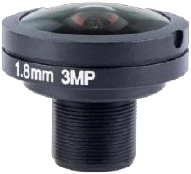 1.8 mm, 1/2.7", 3 MP, M12-mount Fisheye Lens (LS-SFY1828FIR-3M)