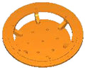 Glass / aluminum rotary inspection table parts (GP-350605, DD motor) (LS-LP-350-130)