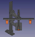 4-camera station camera stand module (LS-YS-4P-550)