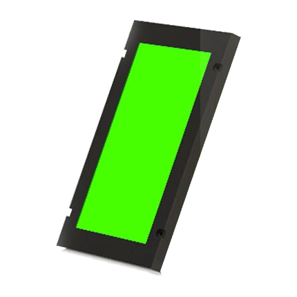 25 x 25 mm Edge-Lit LED Backlight (LS-FC-25X25) - Green