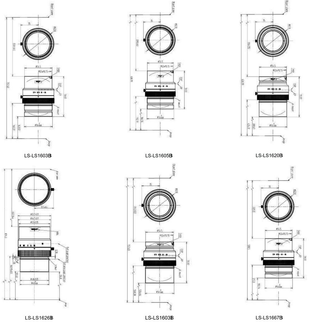 LS-LS1626B dimensions (mm)