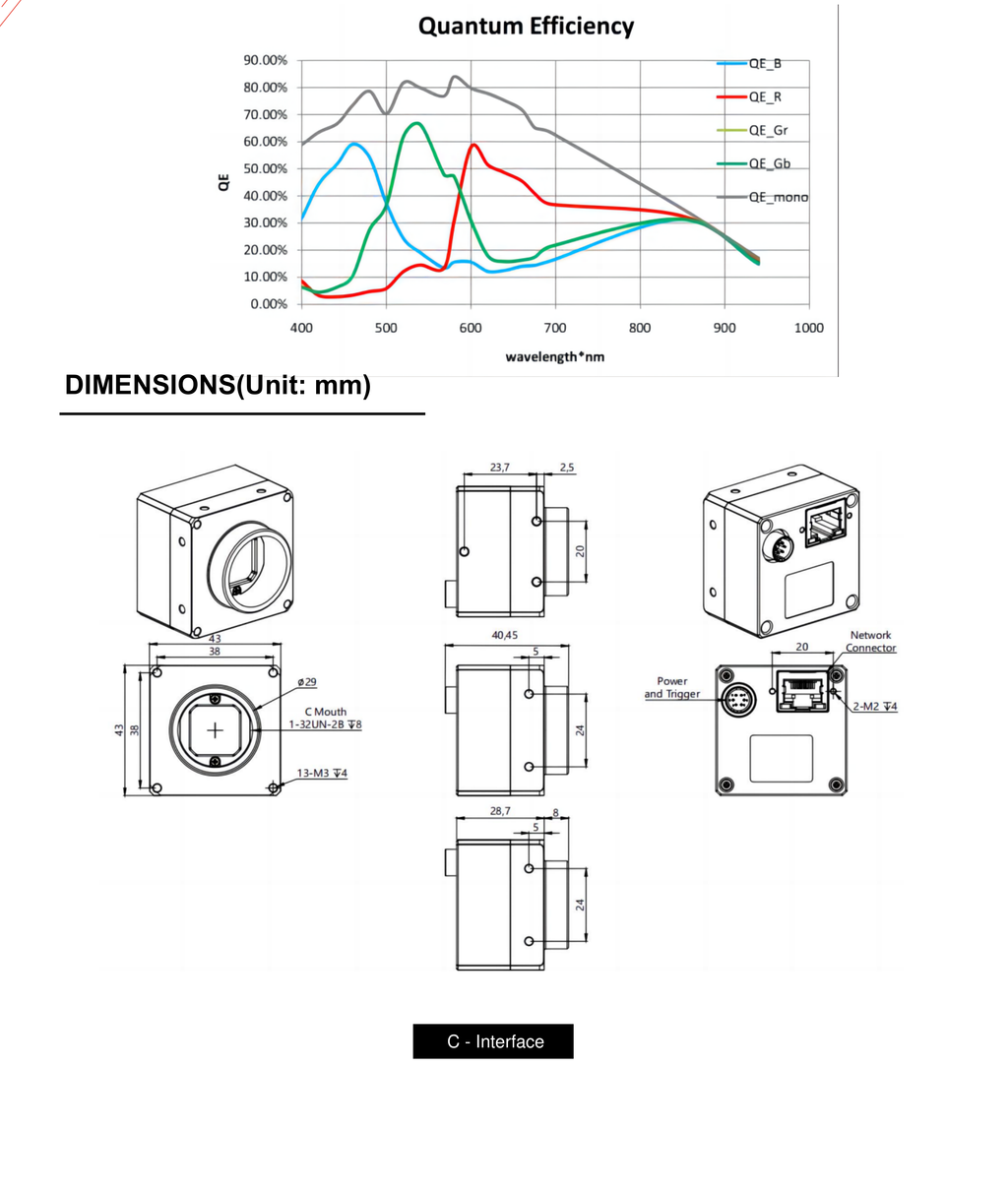 LS-BL-134GC/M-GE dimensions (mm)