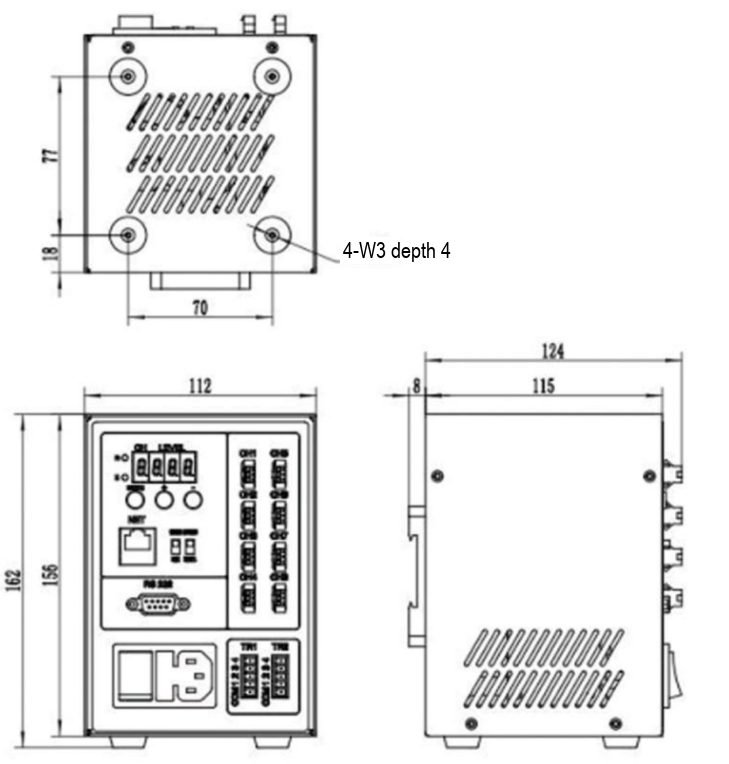 LS-DC65-P01CE-05008-8 dimensions (mm)