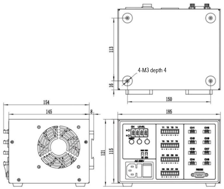 LS-DV120-F03CE-48200-4 dimensions (mm)